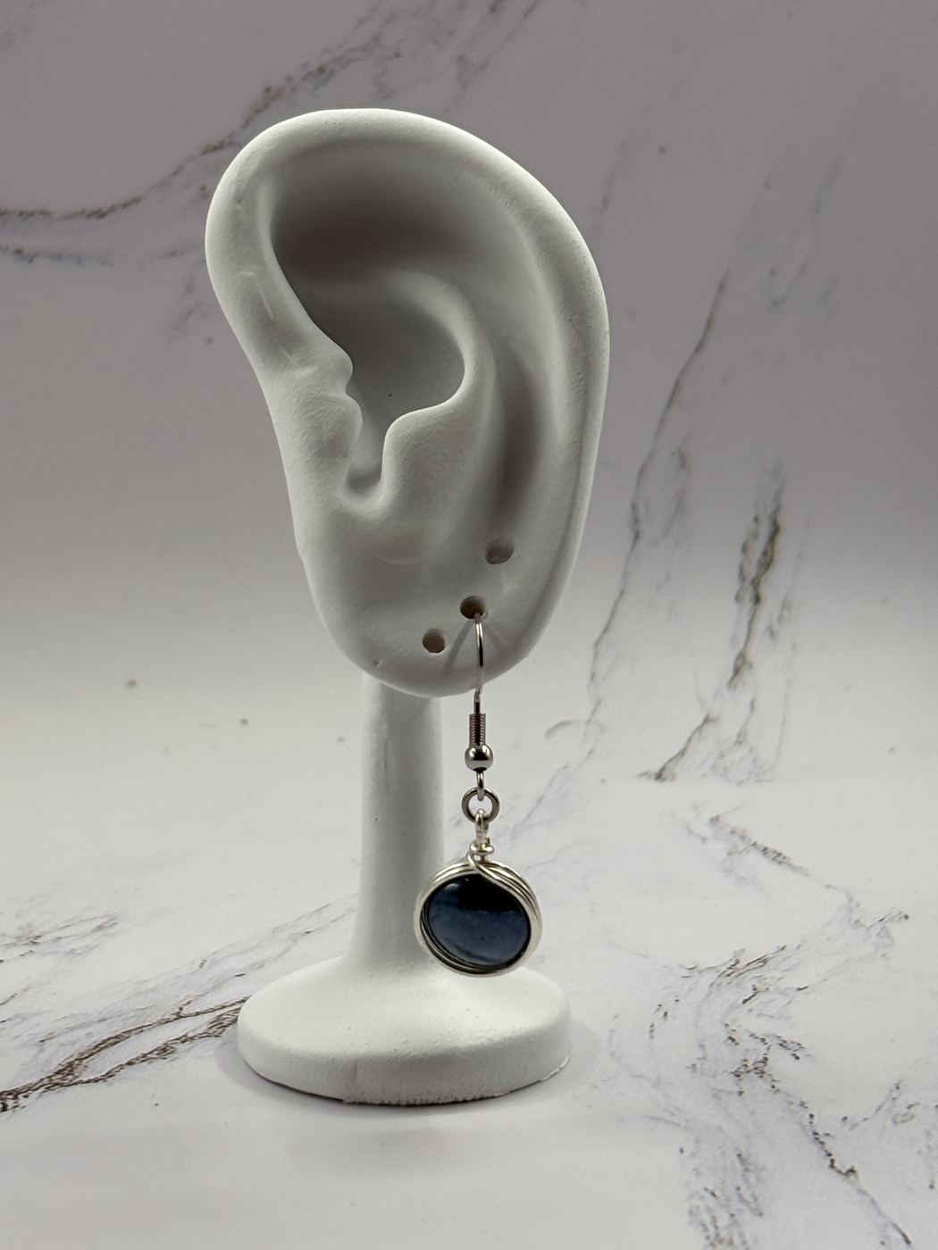 Porcelain Stone Drop Earrings
